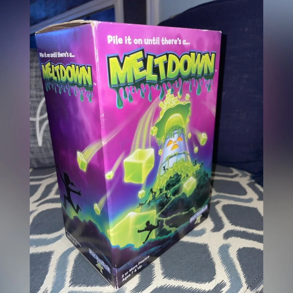 - NEW Board Game Monster Meltdown Game Pile It On Until Theres A Meltdown *